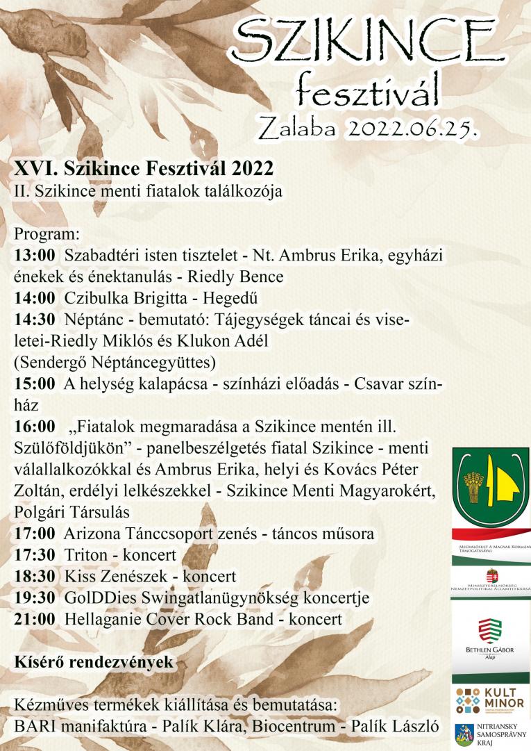 Szikince Fesztivál 2022